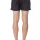 Sleek Black Printed Swimsuit for Men