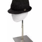 Elegant Black Wool Blend Hat