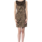 Elegant Sleeveless Printed Short Dress