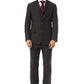 Elegant Brown Textured Men's Suit