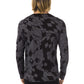 Sleek Black Printed Long Sleeve T-Shirt