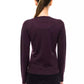 Chic V-Neck Embellished Logo Sweater