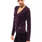 Chic V-Neck Embellished Logo Sweater