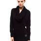 Embellished High Collar Chic Sweater