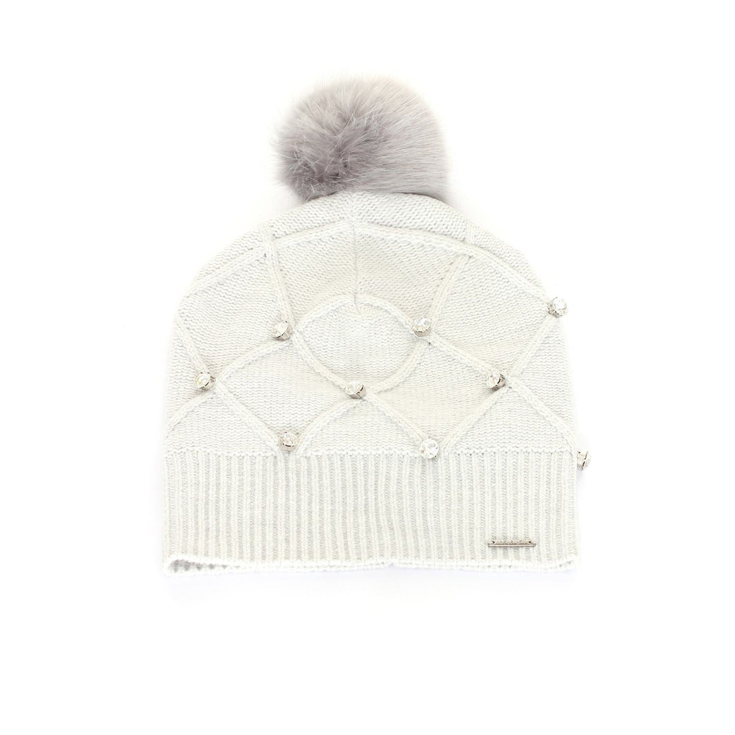 Classic White Knitted Winter Hat