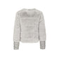 Elegant Gray Faux Fur Outerwear