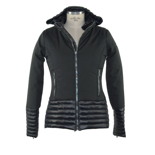 Elegant Black Down Jacket Outerwear