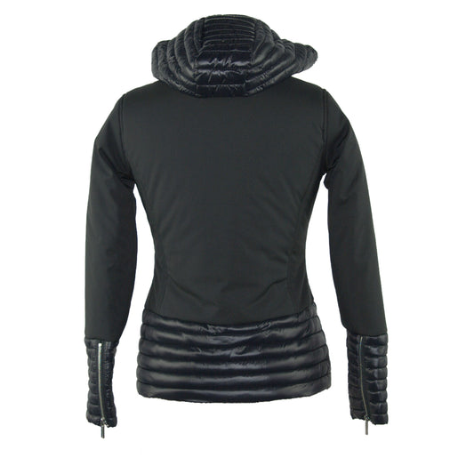 Elegant Black Down Jacket Outerwear