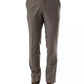 Elegant Gray Woolen Suit Pants - Drop 7 Cut