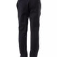 Elegant Gray Woolen Suit Pants for Gentlemen
