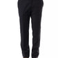 Elegant Gray Woolen Suit Pants for Gentlemen