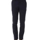 Elegant Gray Woolen Suit Pants - Drop 8 Cut