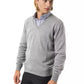Embroidered Wool V-Neck Sweater - Elegant Gray