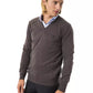Exquisite V-Neck Embroidered Merino Sweater