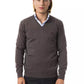 Exquisite V-Neck Embroidered Merino Sweater