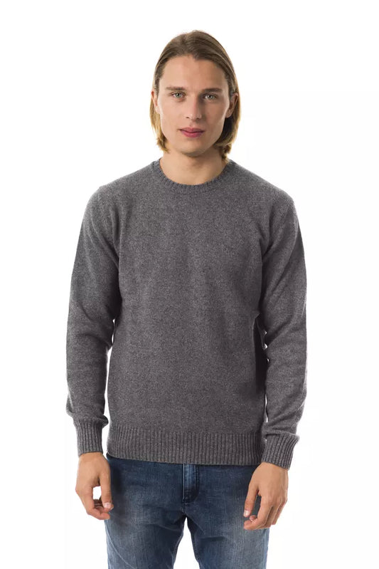 Elegant Embroidered Wool-Cashmere Sweater