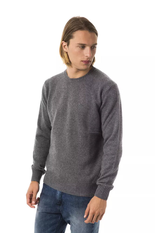 Elegant Embroidered Wool-Cashmere Sweater