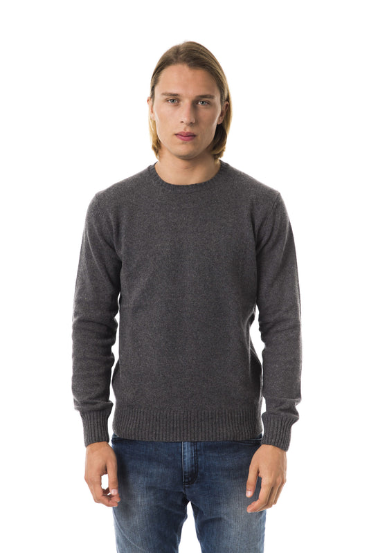 Elegant Embroidered Wool-Cashmere Sweater
