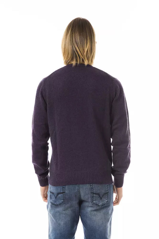 Embroidered Extrafine Merino Wool Blend Sweater