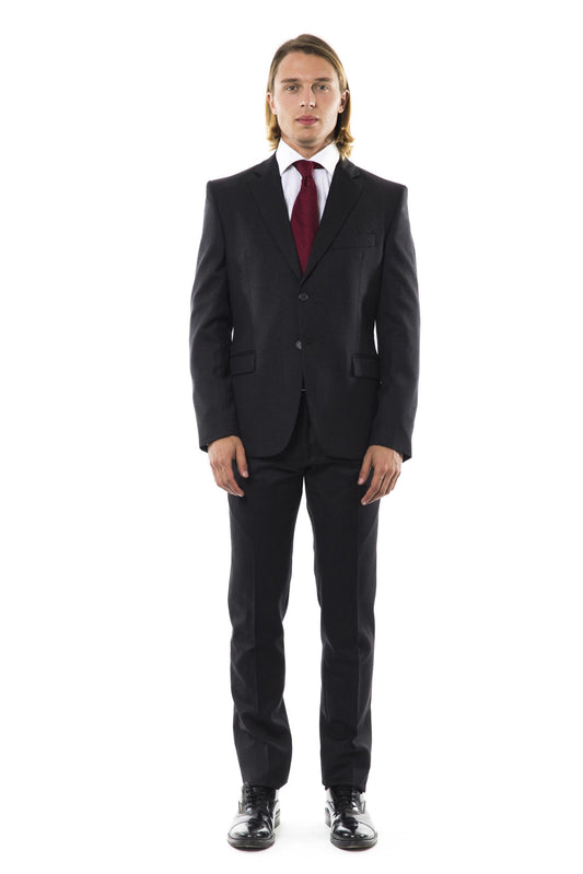 Elegant Slim Fit Wool Suit Set