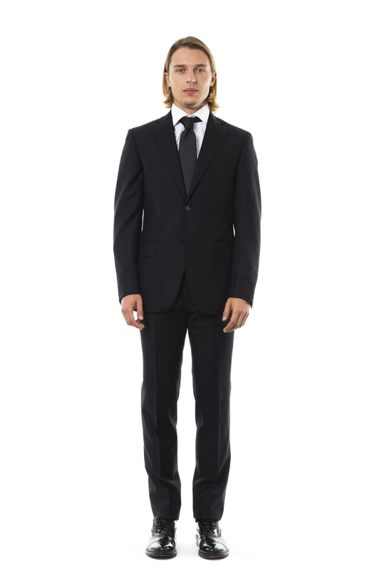 Sleek Virgin Wool Slim Fit Suit