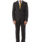Elegant Slim Fit Wool Suit in Gray