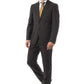 Elegant Slim Fit Wool Suit in Gray