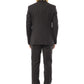 Elegant Slim Fit Wool Suit in Gray