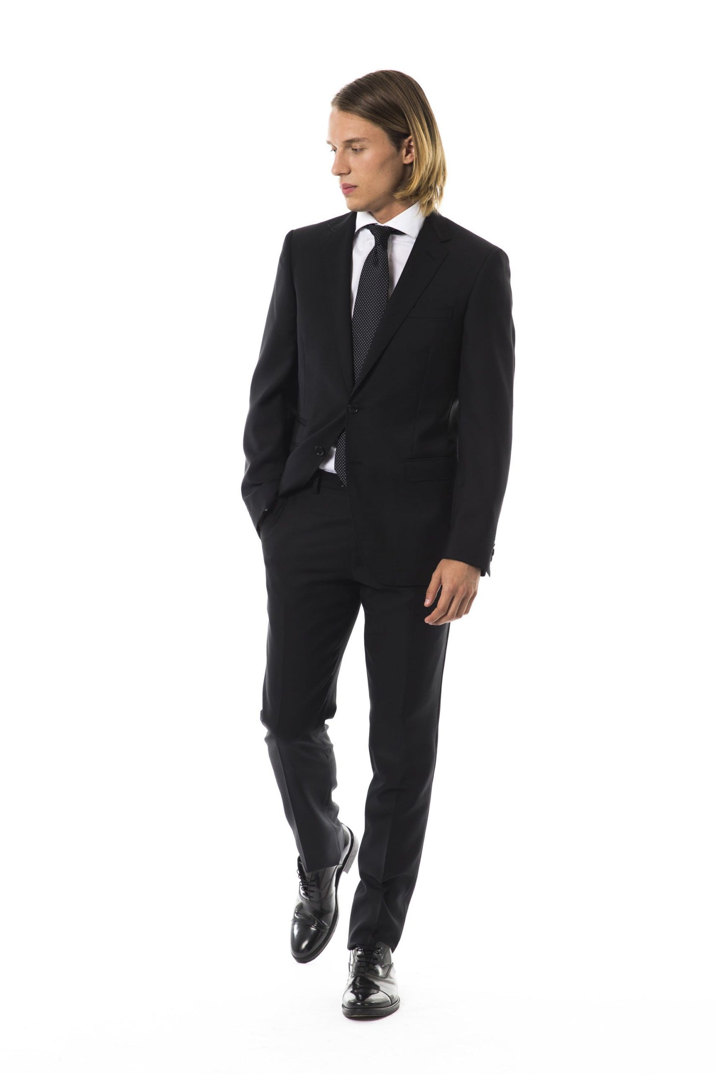 Elegant Slim Fit Wool Suit