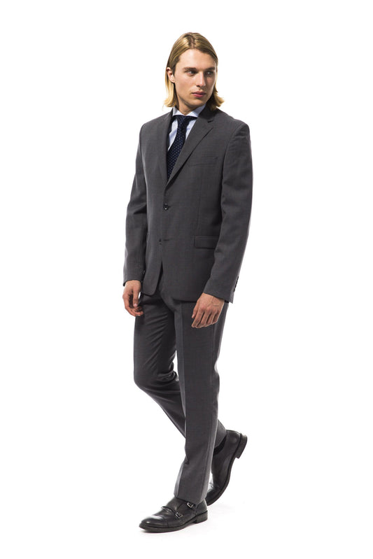 Elegant Slim Fit Wool Suit Set