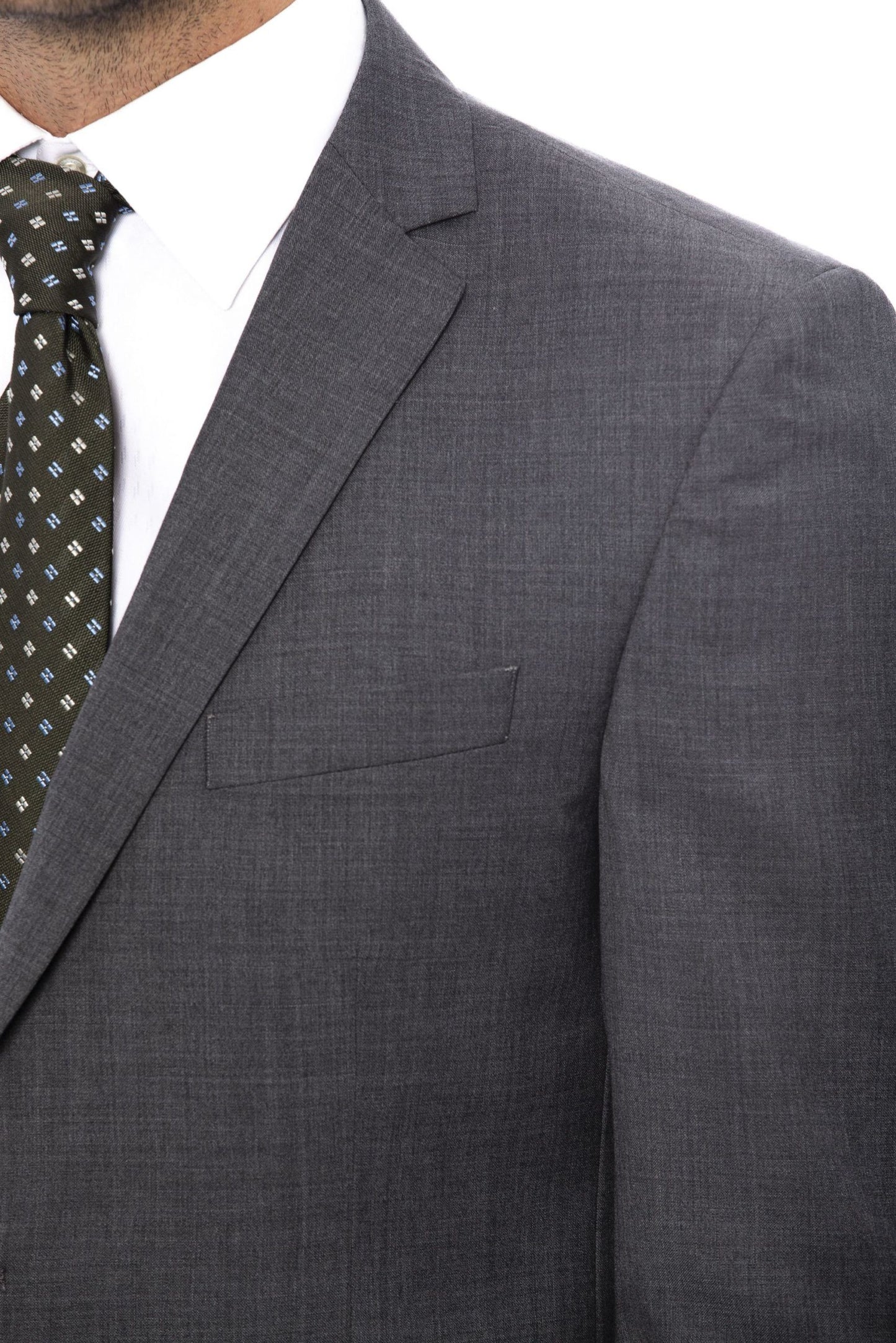 Elegant Slim Fit Gray Suit