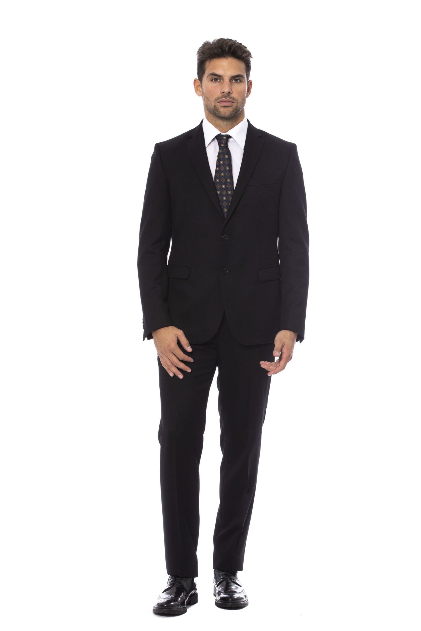 Svelte Black Slim Fit Suit