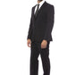 Chic Black Slim Fit Designer Suit