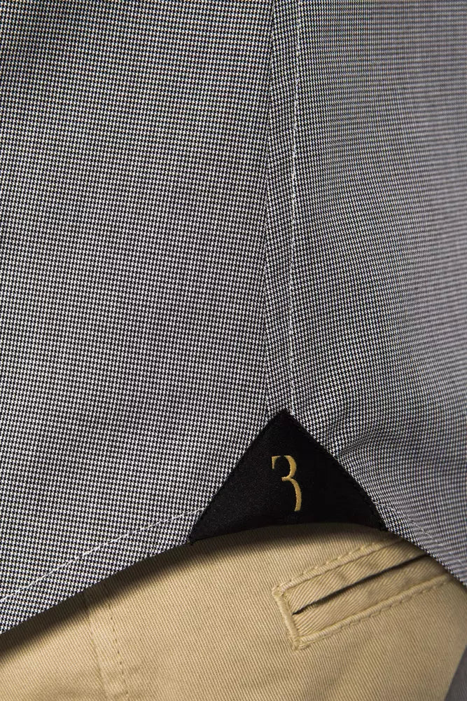 Elegant Monogrammed Cotton Shirt