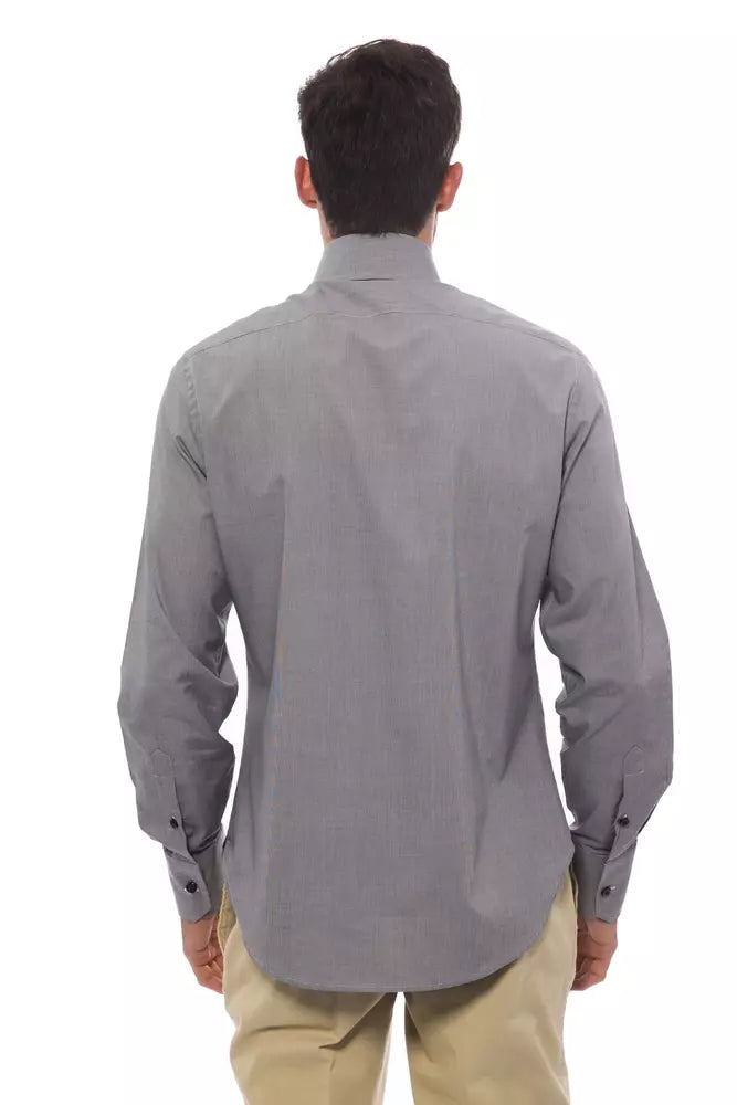Elegant Monogrammed Cotton Shirt