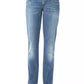 Chic Blue Regular Fit Denim Elegance