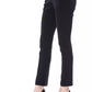 Elegant Black Skinny Pants with Unique Detail