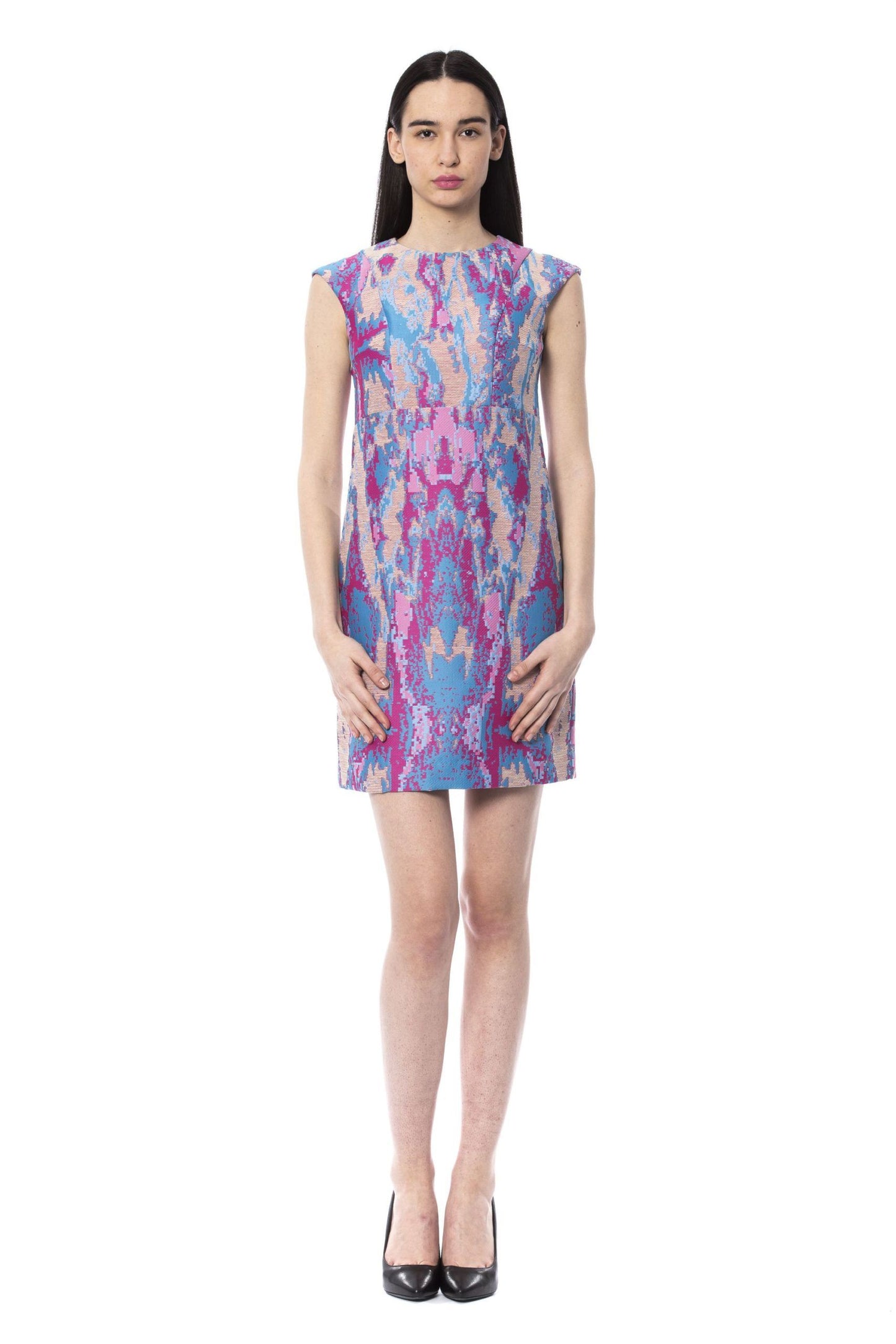 Elegant Sleeveless Patterned Dress