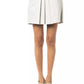Chic Tulip Gray Cotton-Blend Skirt
