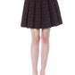 Chic Tulip Brown Skirt - Cotton Blend Elegance
