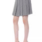 Chic Monochrome Tulip Skirt