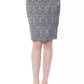Elegant Monochrome Tube Skirt