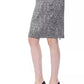 Elegant Monochrome Tube Skirt