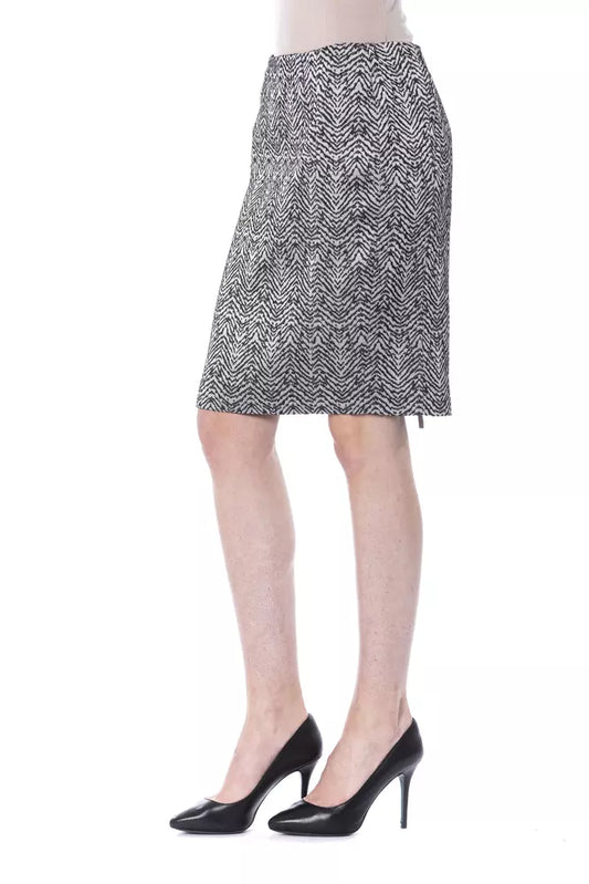 Elegant Monochrome Tube Skirt
