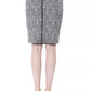 Elegant Monochrome Tube Skirt