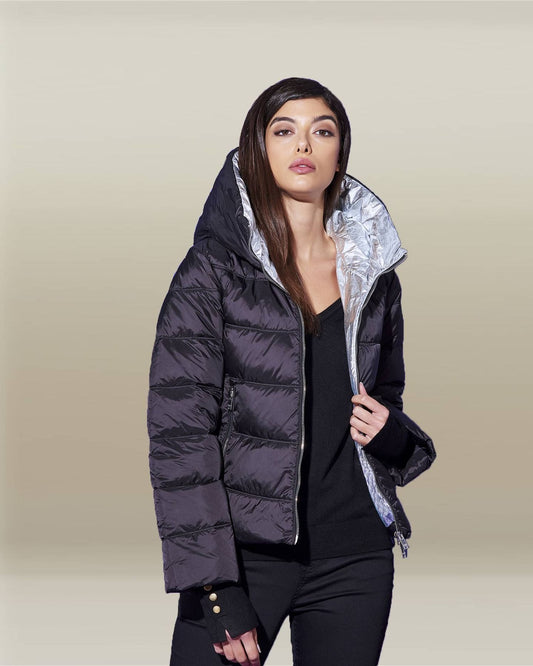Elegant Envelope Puffer Jacket