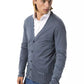 Chic Gray Cardigan with Sleek Pockets