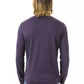 Violet Long Sleeve Polo With Chest Pocket