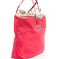 Chic Red Fabric Patent Tote for Her