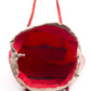 Chic Red Fabric Patent Tote for Her